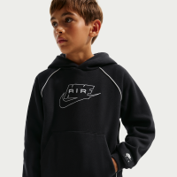 Nike Air-hættetrøje til større børn - sort