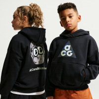 Nike ACG-pulloverhættetrøje til større børn - sort