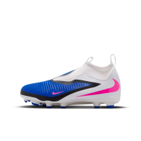 Nike Jr. Phantom 6 High Academy-fodboldstøvler til flere typer underlag til større børn - blå