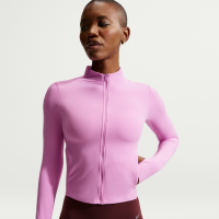 Nike Zenvy Dri-FIT-jakke med lynlås i fuld længde til kvinder - lilla