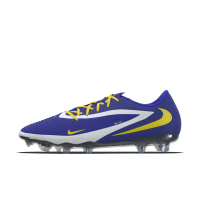 Nike Phantom 6 Low Academy By You Custom-fodboldstøvler til flere typer underlag - blå