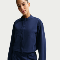 Løstsiddende kort Nike 24.7 PerfectStretch Dri-FIT-jakke til kvinder - blå