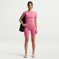 Nike Zenvy-cykelshorts (20 cm) med høj talje til kvinder - Pink