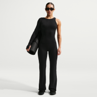 Nike Zenvy-leggings med høj talje og svaj uden søm foran til kvinder - sort