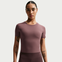 Kortærmet Nike Zenvy Dri-FIT-top til kvinder - lilla