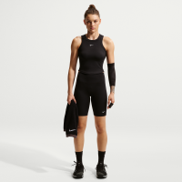 Nike One-cykelshorts med høj talje (20 cm) til kvinder - sort