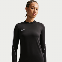 Nike Strike Dri-FIT-fodboldtrøje med rund hals til kvinder - sort