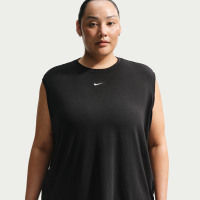 Nike One Relaxed Dri-FIT-tanktop til kvinder (plus size) - sort