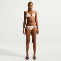 Nike Swim Effortless Essential-bikiniunderdel med bindesnor til kvinder - hvid