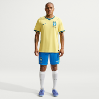 Brazil 2026 Stadium Home Nike Dri-FIT Replica-fodboldshorts til mænd - blå
