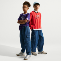 Nike Collection-cargobukser i denim til større børn - blå