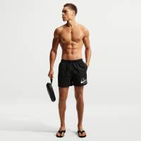 Nike Swim Breaker-volleyshorts (13 cm) med indershorts til mænd - sort
