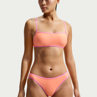 Nike Swim-bikinitop med bølgetekstur til kvinder - Pink