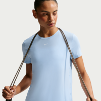 Kortærmet Nike One Classic Dri-FIT-trøje til kvinder - blå