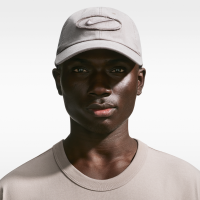 Ustruktureret Nike Club-kasket med denim-mærke - grå