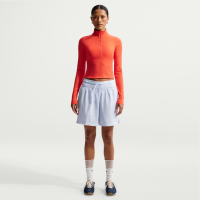 Løse Nike -shorts med høj talje i letvægtsripstop til kvinder - blå