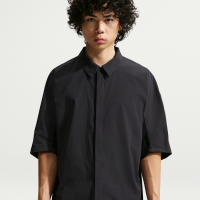 Kortærmet Nike Tech Helios Dri-FIT-overdel til mænd - sort