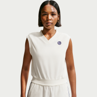 Nike Chill Terry-tanktop til kvinder - hvid