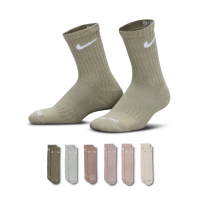 Nike Performance Basics Dri-FIT-crewstrømper til børn (6 par) - hvid