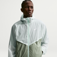 Nike Windrunner UV-jakke uden for med lynlås i fuld længde til mænd - grøn