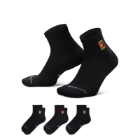 Nike Everyday Elevated-ankelstrømper (3 par) - multifarvet