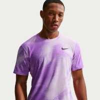 NikeCourt Slam Dri-FIT ADV-tennistrøje til mænd - lilla