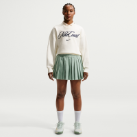 NikeCourt Court-kollektion Dri-FIT-tennisshorts med høj talje til kvinder - grøn