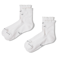 Nike Everyday Elevated Scallop Micro-crewstrømper (2 par) - multifarvet