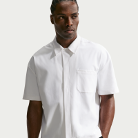 Nike 24.7 PerfectStretch Dri-FIT UV-skjorte med knapper til mænd - hvid