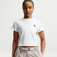 Kortærmet Nike ACG Dri-FIT-top til kvinder - hvid