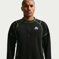 Langærmet ACG Vault Dri-FIT-overdel - sort