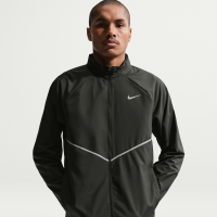 Nike Miler Repel-løbejakke med hætte og UV-beskyttelse til mænd - sort