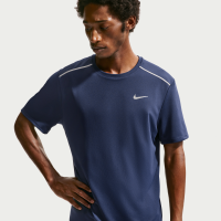 Nike Miler Dri-FIT-løbeoverdel med korte ærmer til mænd - blå