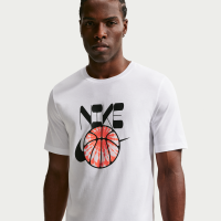 Nike Basketball-T-shirt til mænd - hvid