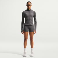 Tætsiddende Nike Swift-løbeshorts (10 cm) med høj talje til kvinder - brun