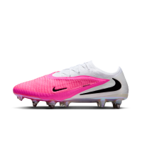 Nike Phantom 6 Low Elite-fodboldstøvler til blødt underlag - Pink
