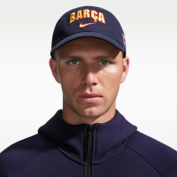 FC Barcelona 2026/27 Club-kasket i polyester 6P Nike Club-kasket i polyester 6P - blå