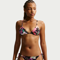 Trekantet Nike Swim-bikinitop til kvinder - sort