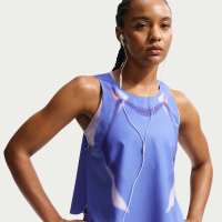 Kort Nike AeroSwift Dri-FIT ADV-løbetanktop til kvinder - blå