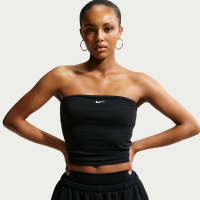 Tætsiddende Nike -tubetop til kvinder - sort