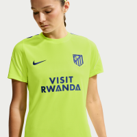 Kortærmet Atlético Madrid Strike-Nike Dri-FIT-fodboldtrøje til kvinder - gul