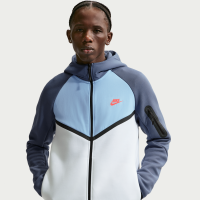 Nike Tech Windrunner-fleecejakke med lynlås til mænd - hvid