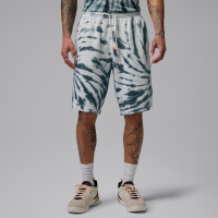 Jordan Brooklyn Fleece tie-dye-festival-shorts til mænd - hvid