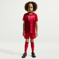 Tyrkiet 2026 Stadium Home Nike Replica-fodboldsæt i tre dele til mindre børn - rød