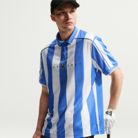 Nike Fairway Fresh Dri-FIT-golfpolo med korte ærmer og løstsiddende pasform til mænd - blå