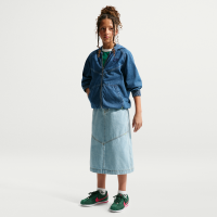 Nike Midi-nederdel i denim til større børn - blå