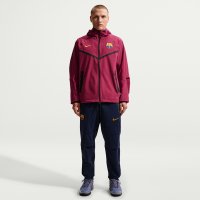 Vævede FC Barcelona Tech Nike-fodboldbukser til mænd - blå
