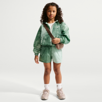 Vævede Nike Club-shorts til piger - grøn