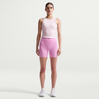 Nike One-cykelshorts med høj talje til kvinder (13 cm) - Pink
