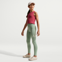 Nike Classic-leggings med høj talje og tryk til større børn (piger) - grøn